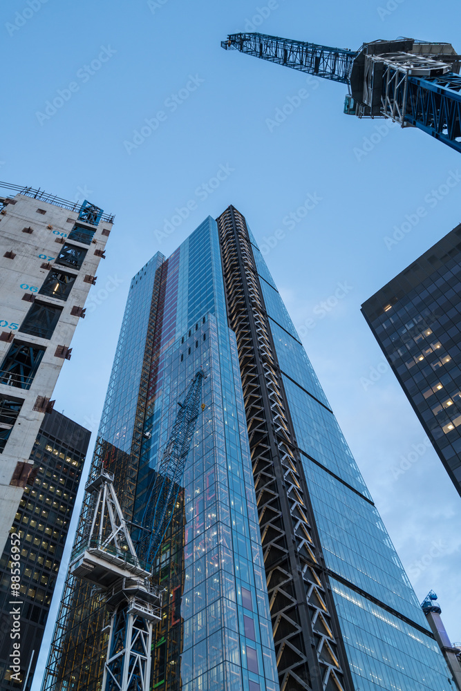 Fototapeta premium City construction portrait