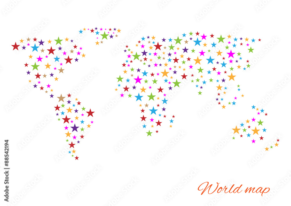 Fototapeta premium World map