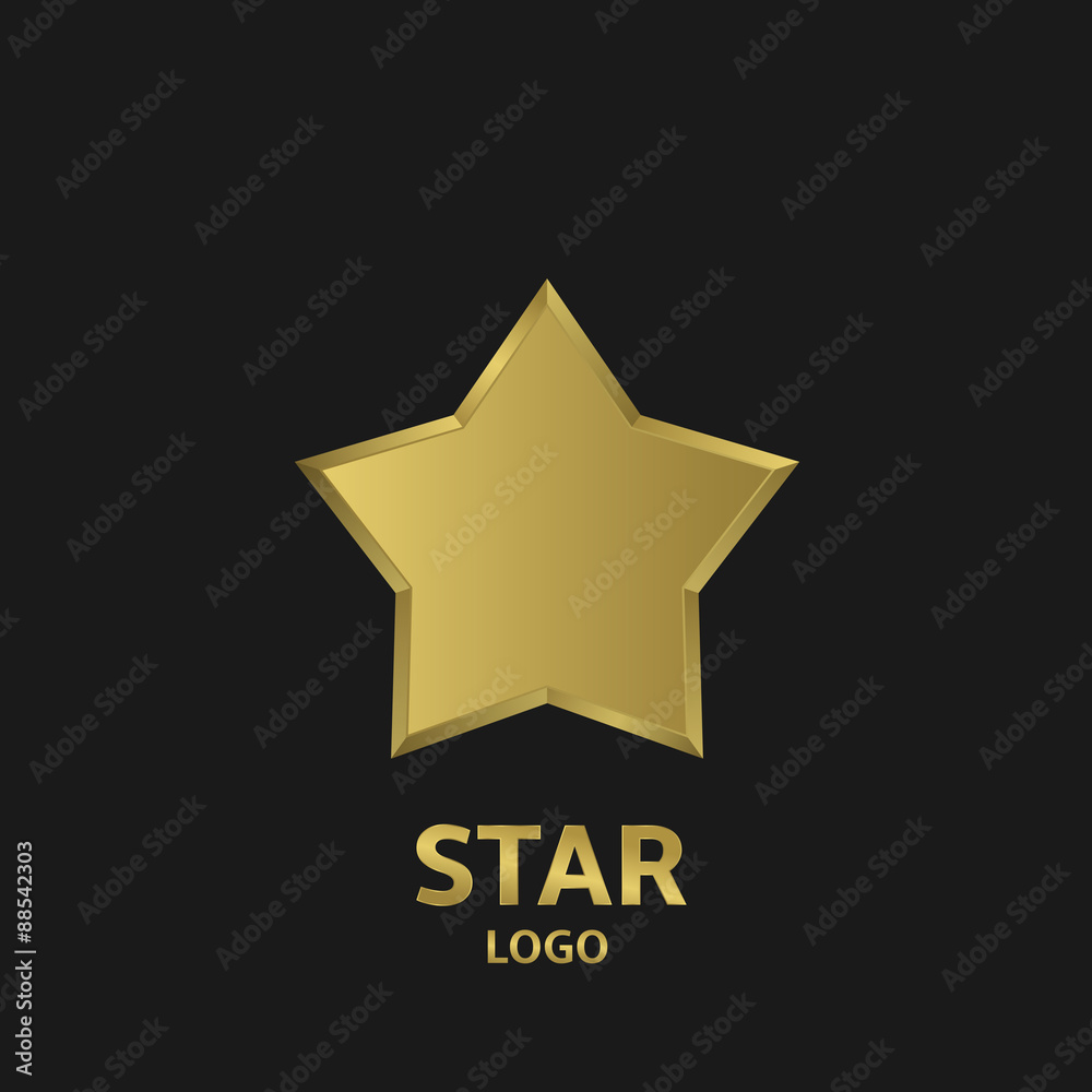 Obraz premium Star logo