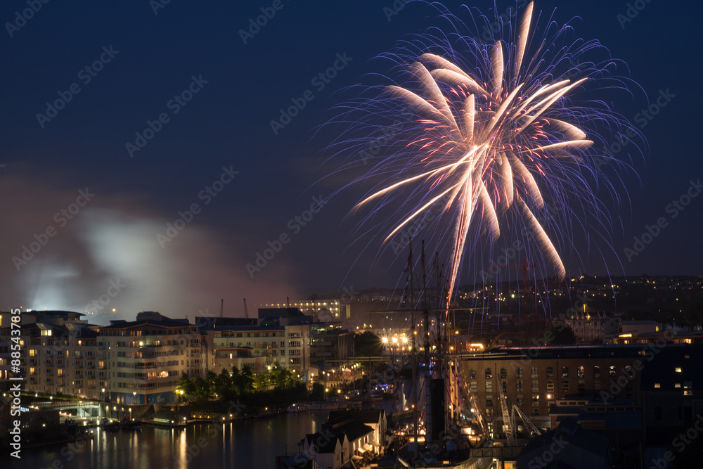 Fireworks at Bristol Harbour Festval-13
