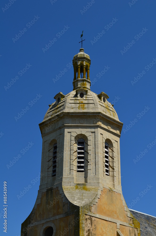 Eglise NotreDame à Condé sur Seulles (Calvados Normandie) StockFoto