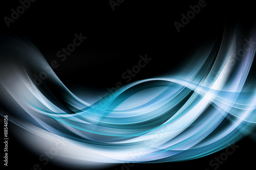 abstract light blue wave background