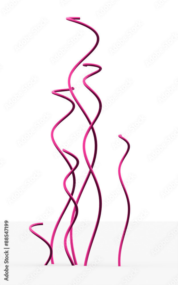 Pink abstract lines concept