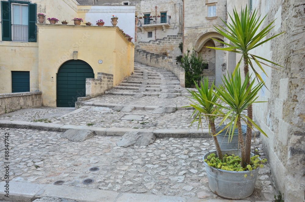 Naklejka premium Sassi z Matera