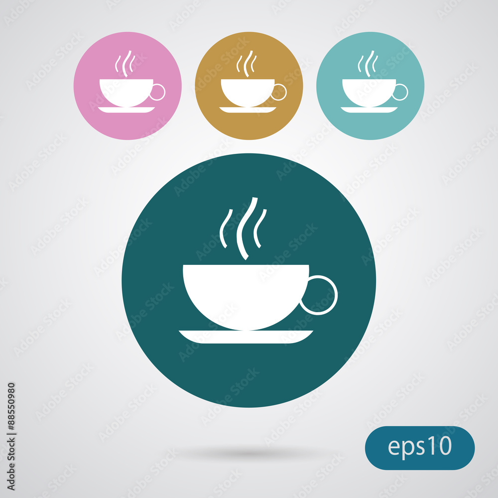 vector illustration of modern icon coffee eps 10 vector illustration of modern icon coffee eps 10
