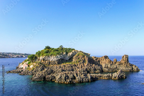 The volcanic island "Lachea", in Sicily