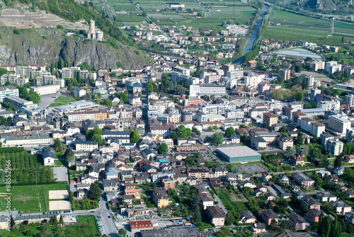 The town of Martigny