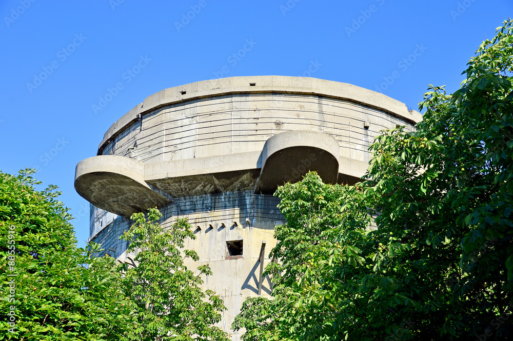 Flakturm Gefechtsturm StockFoto Adobe Stock