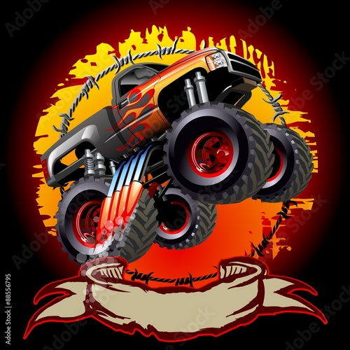 Cartoon Monster Truck