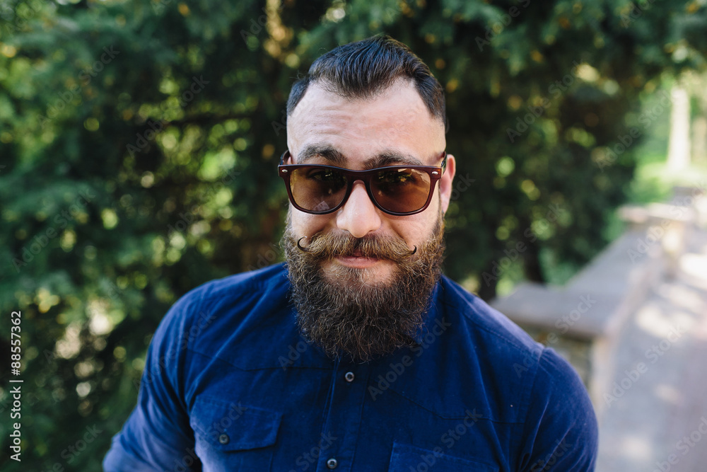 bearded speaks by phone bearded speaks by phone