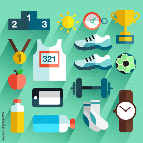 Outdoor Activity Icon Set