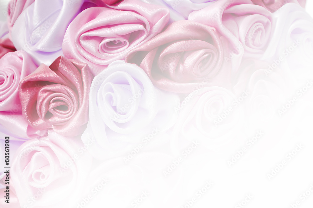 Gentle background from pink buds, one of a large set of floral b Gentle background from pink buds, one of a large set of floral b