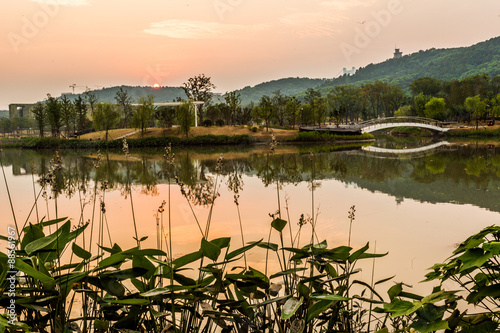 Sonnenuntergang Jiangyin