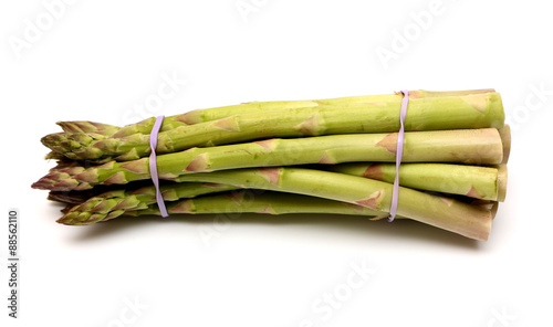 Asparagus isolated on a white background 
