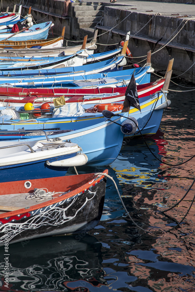 Boats, Vernazza, Cinque Terre, Italy