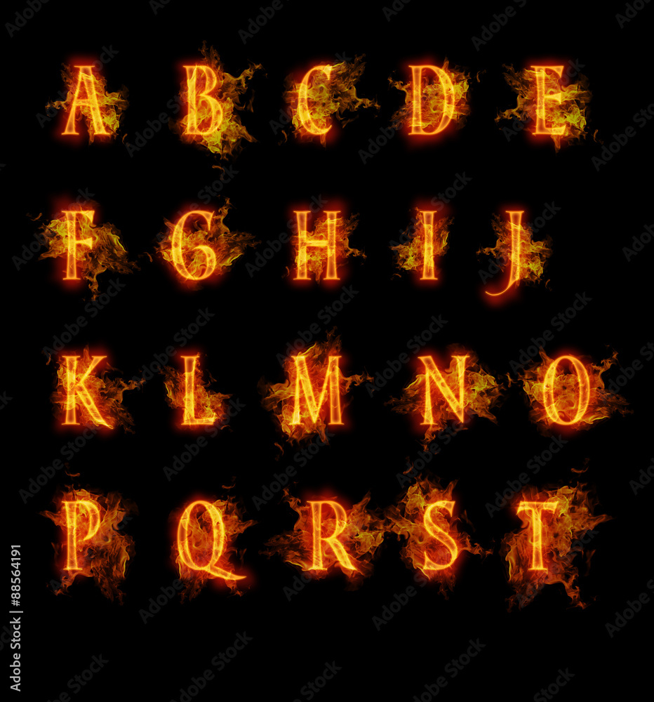 Fire font collection Fire font collection