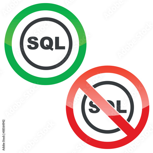 Free Download SQL permission signs - GFXLoad