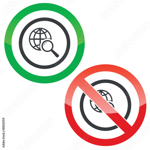 Free Download Global search permission signs - GFXLoad