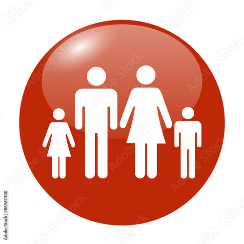 family icon. Flat design style eps 10.