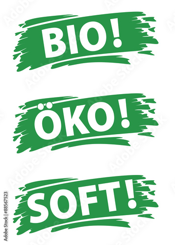 Bio, Öko, Soft – Kennzeichnungsetiketten