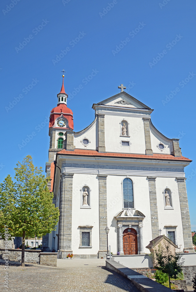 Obraz premium Ruswil LU, Pfarrkirche St. Mauritius