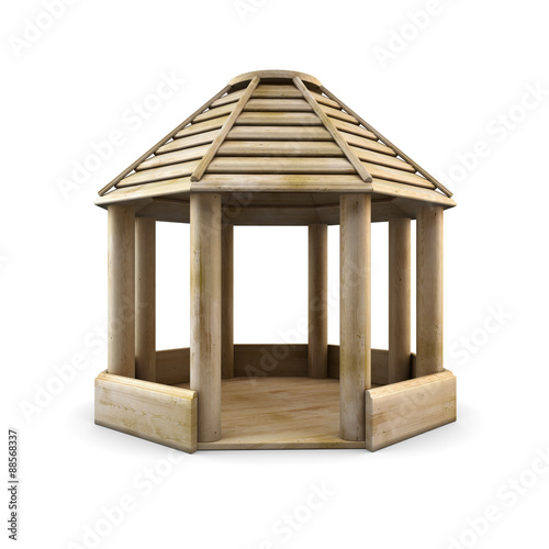 Canvas-taulu Wooden arbour