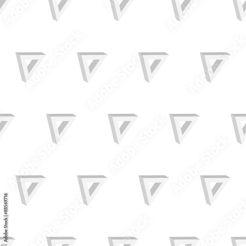 3d seamless triangle background white