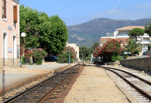 Gare d'Algajola ( Haute-Corse ) photo