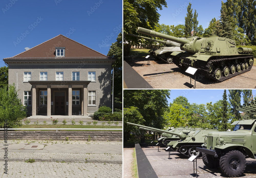 Berlin Karlshorst Kapitulationsmuseum Gedenkstätte Panzer Zweiter Weltkrieg, Deutsch Russisches