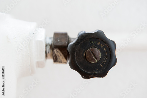 Temperature knob of heating radiator