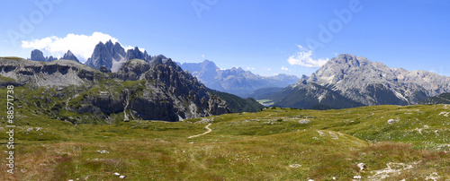 Wonderful view of the Dolomites - Trentino Alto Adige on the National park (Italy)