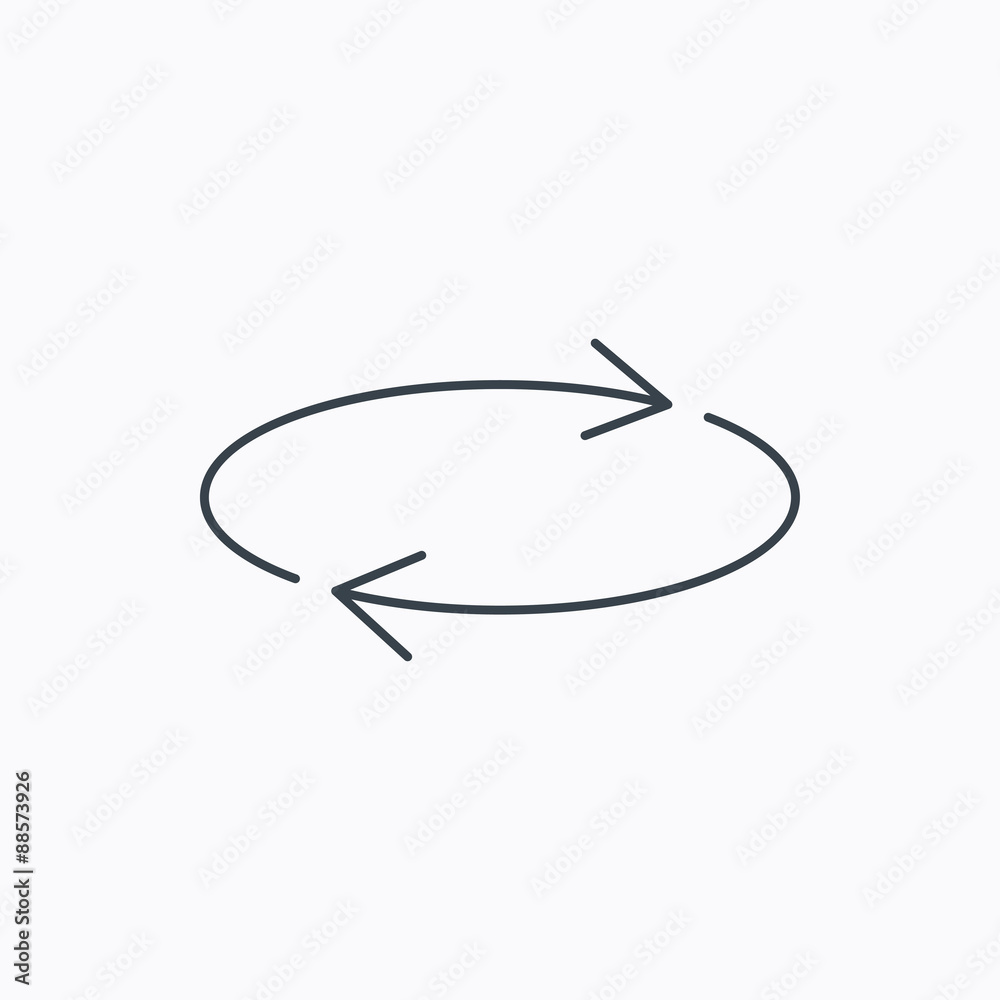 Repeat icon. Full rotation sign. Repeat icon. Full rotation sign.