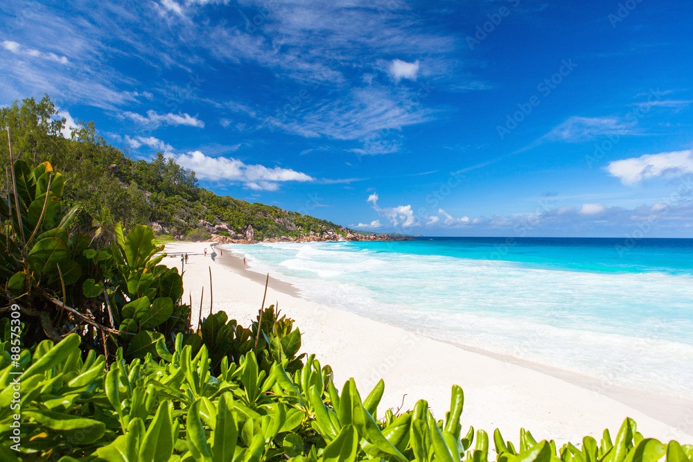 Petit Anse Strand, La Digue - Seychellen Petit Anse Strand, La Digue - Seychellen