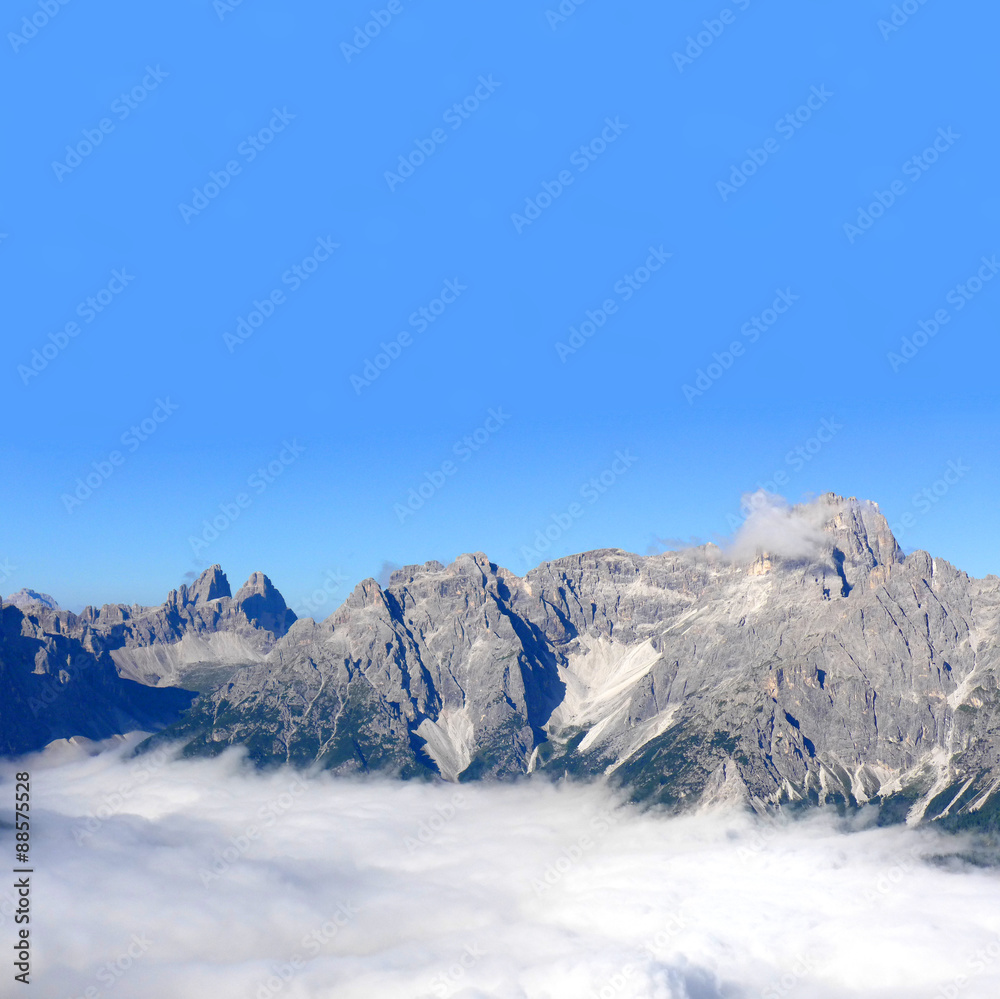 Obraz premium Karnischer Höhenweg - Sextner Dolomiten