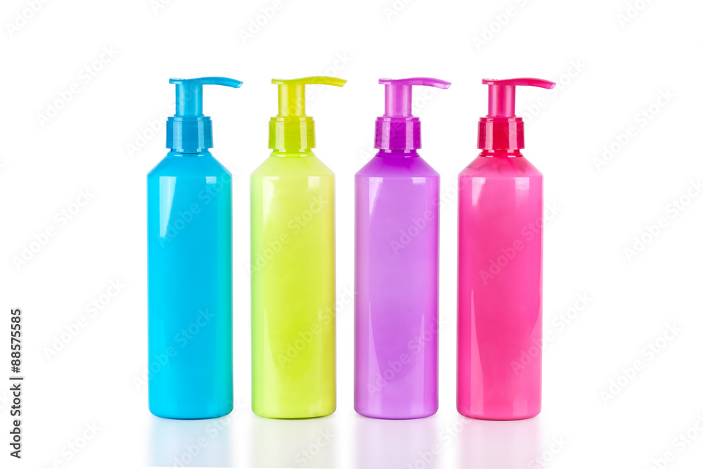 Multicoloured Lotion bottles Multicoloured Lotion bottles
