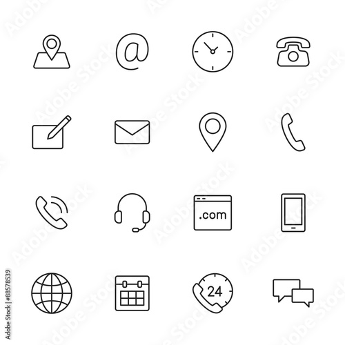 Contact Icons