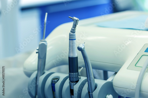 Dentist tools closeup