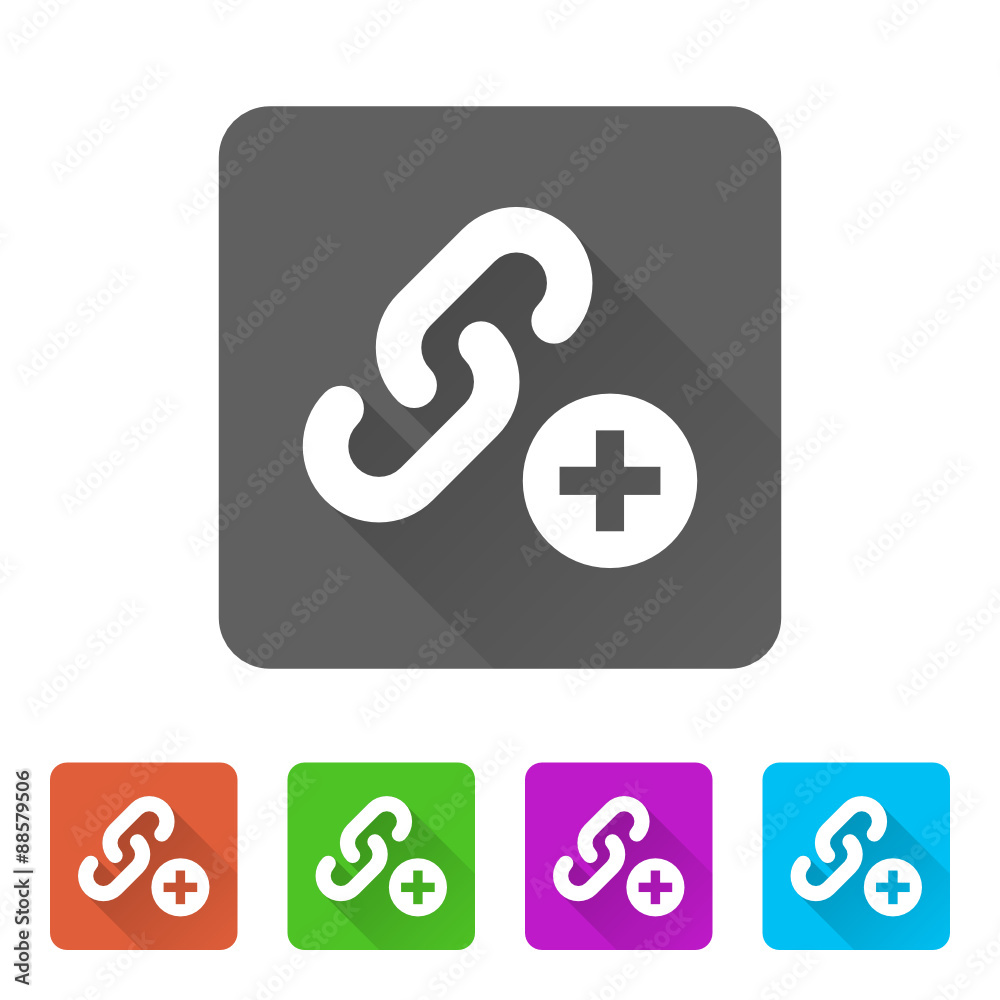 App Icon Long Shadow - 5 Colors App Icon Long Shadow - 5 Colors