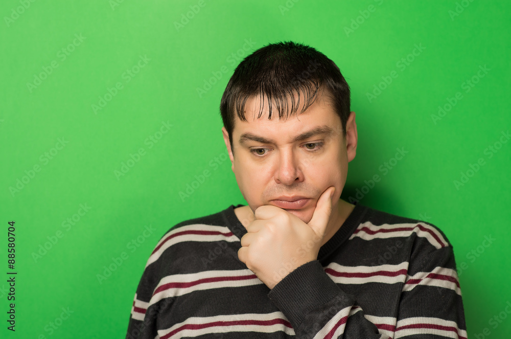 man thinking man thinking