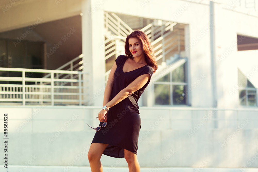 Stylish young woman Stylish young woman