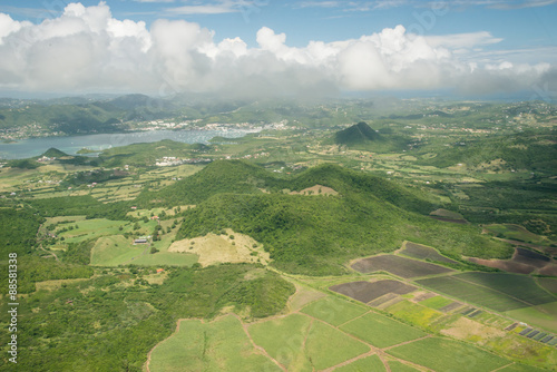 Photo aérienne du sud de la Martinique © manta94