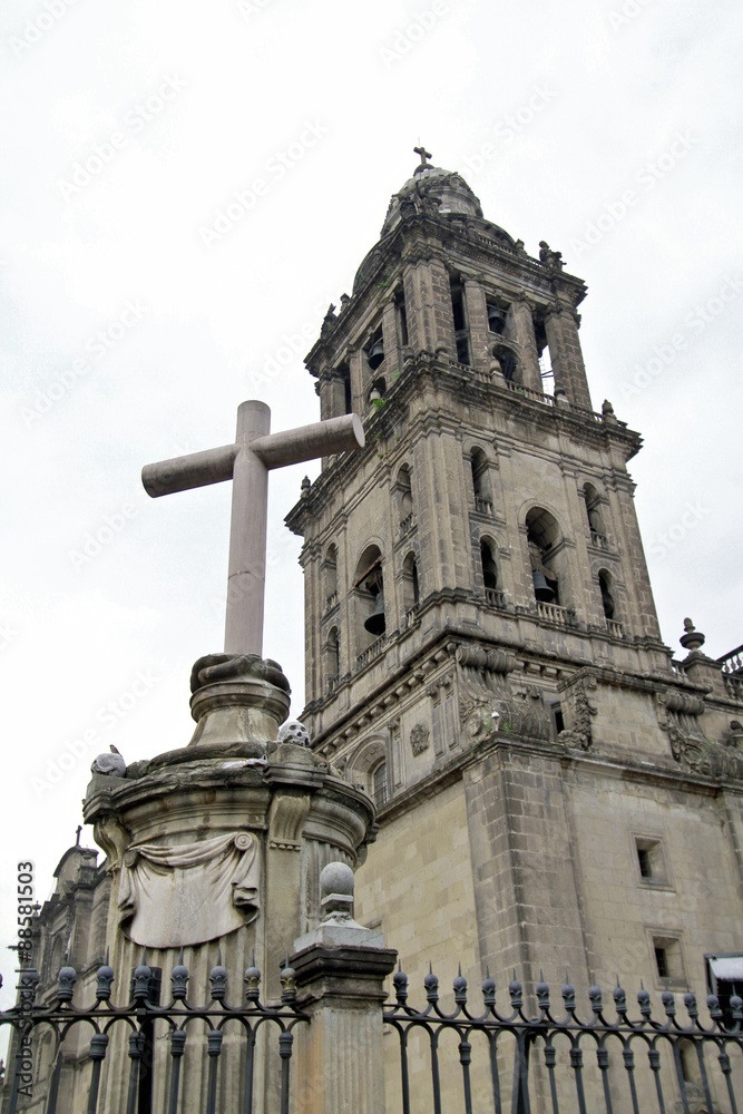 Fototapeta premium Parroquia San Juan Bautista, Coyoacan