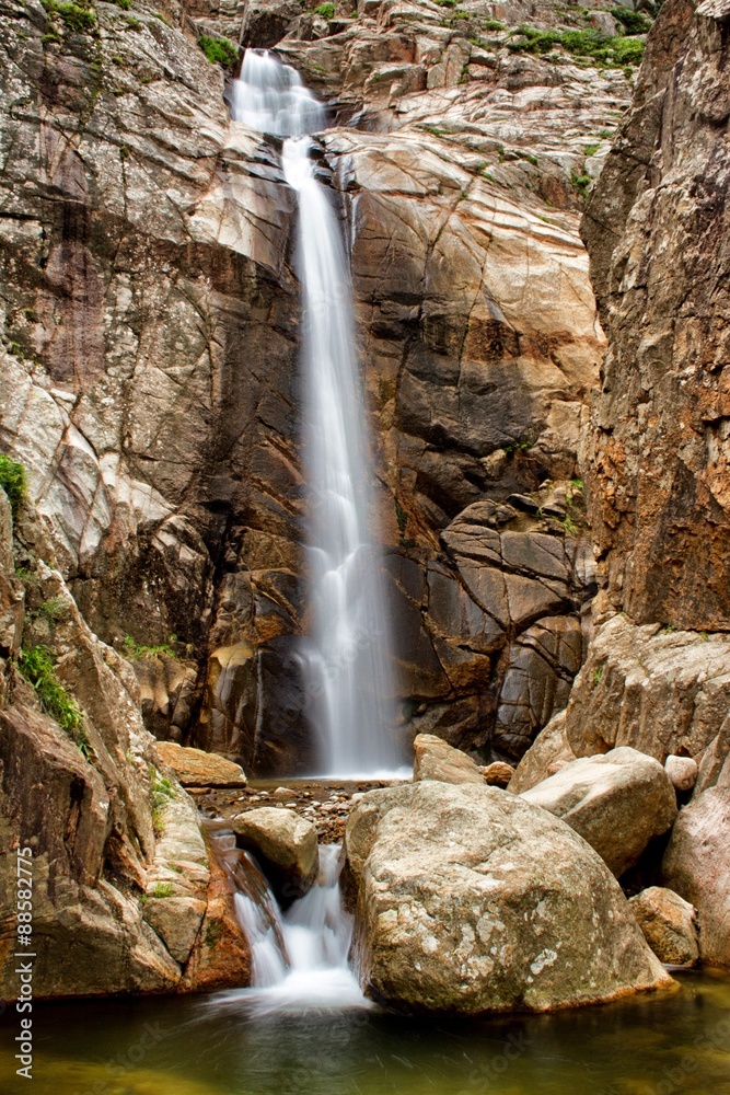 Fototapeta premium cascade of Villacidro , Sardinia