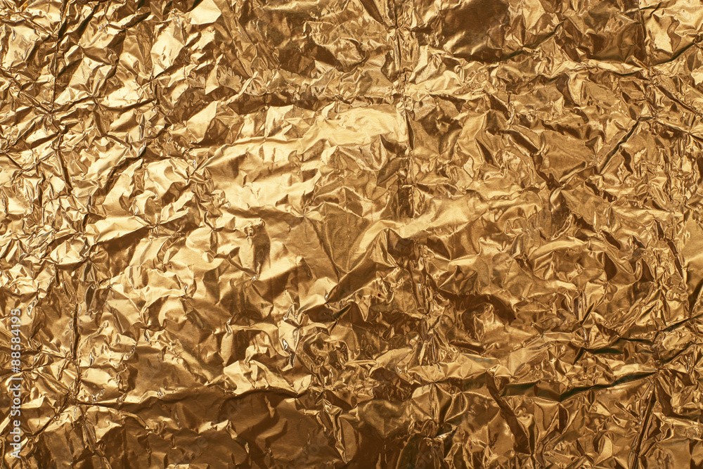 Crumpled foil texture background Crumpled foil texture background
