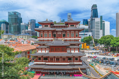 Photography The Buddha Tooth Relic Temple in Singapore's Chinatown.