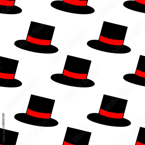 seamless pattern Top hat