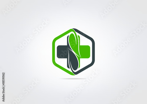 Medical vector logo design