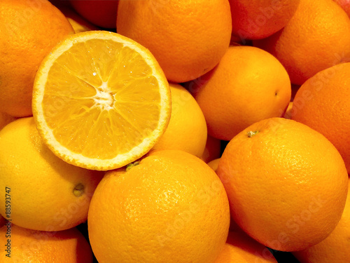 Nice Group Of Oranges Background