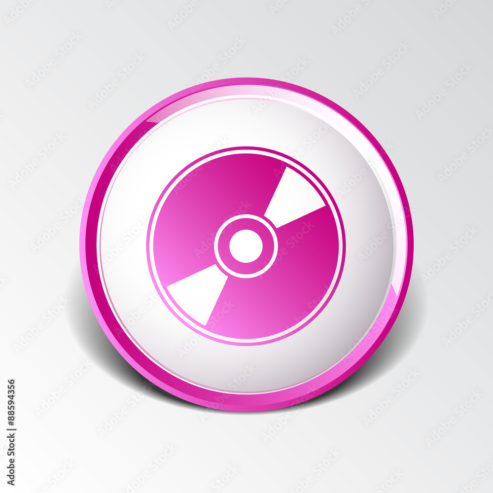 Vector CD or DVD icon disc vector compact disk Vector CD or DVD icon disc vector compact disk