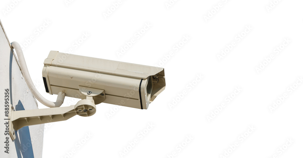 Security camera(CCTV) isolated on white background Security camera(CCTV) isolated on white background